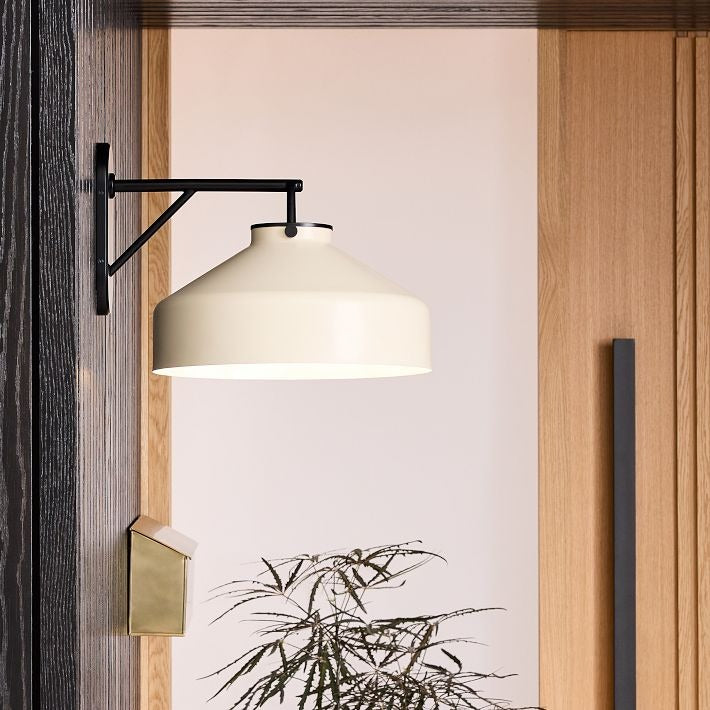 Hanton Minimalist Outdoor Wall Light - Matte Metal Industrial Sconce for Modern Spaces