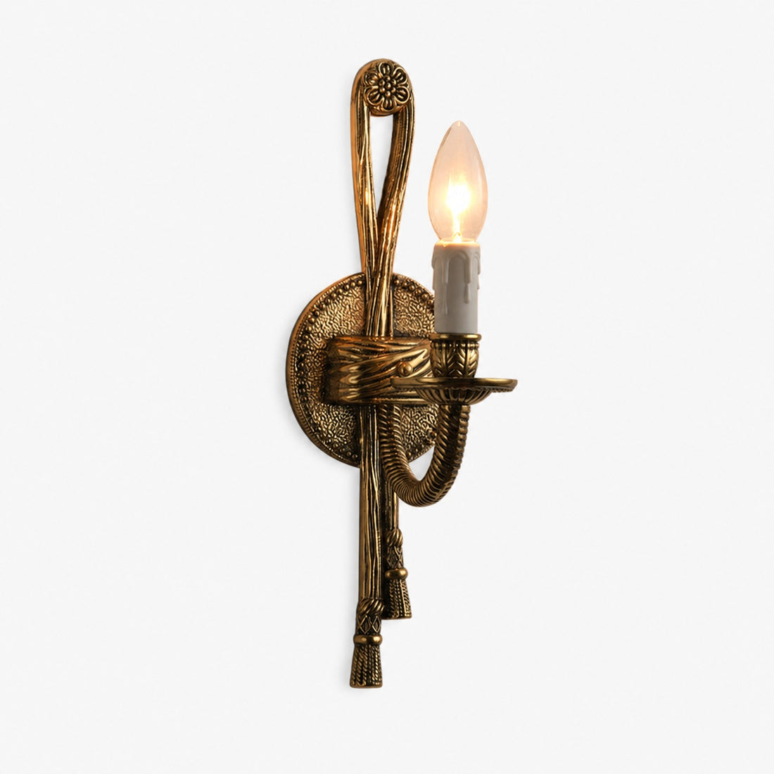 Cast Brass Sconce