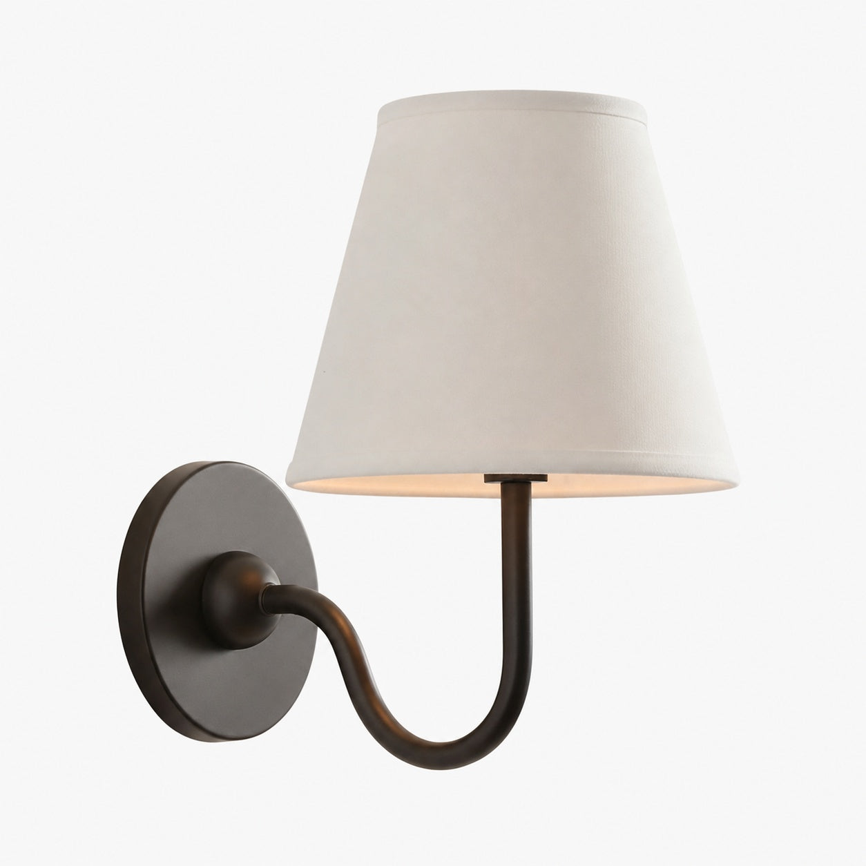 Luvora Vintage Pleated Shade Wall Lamp - Modern Brass Linen Wall Lighting