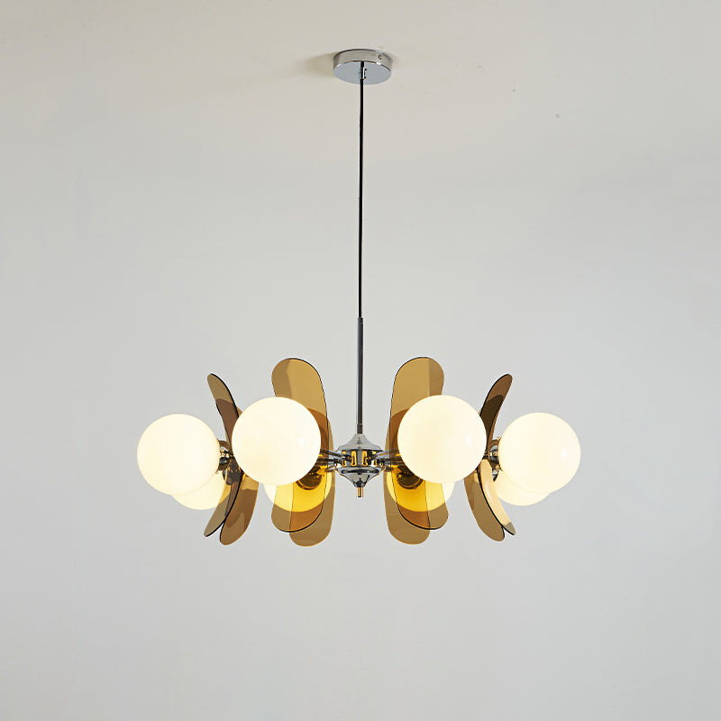 Modern Skateboard Shape Chandelier