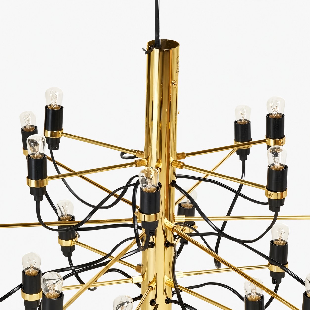 Tendrila Contemporary Multi-Light Chandelier - Industrial-Inspired Design Metal Suspension for Lounges N01