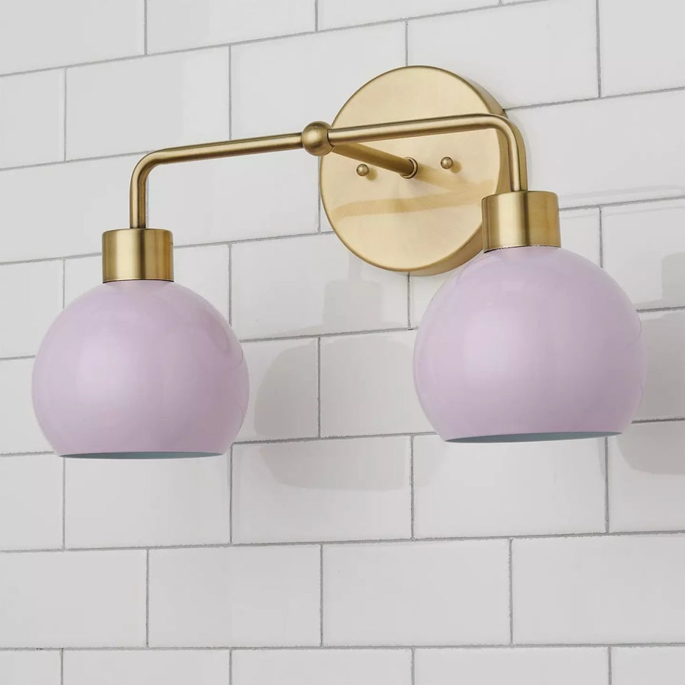 Double Bubble Pop Wall Sconce - Colorful Vanity Wall Light