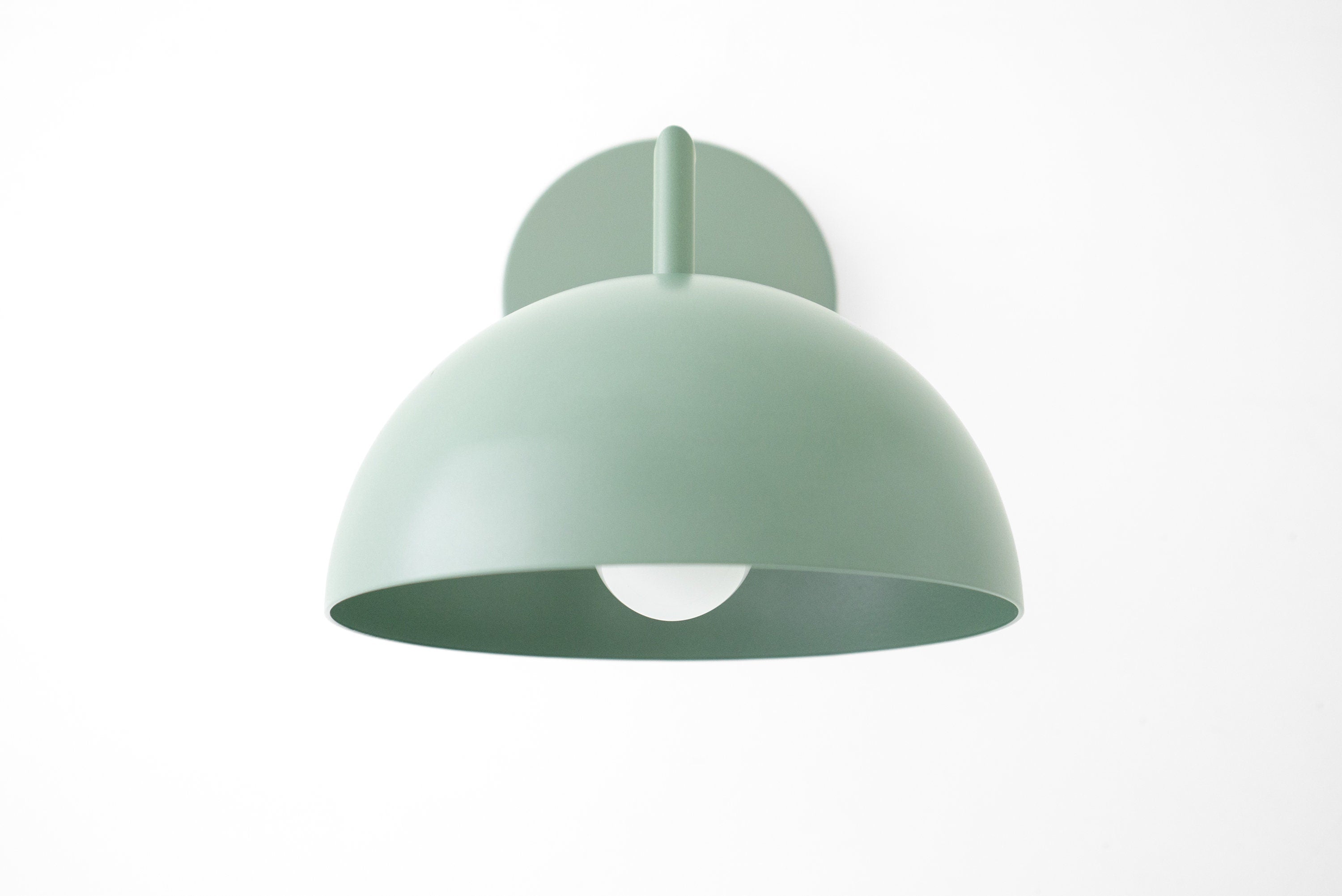 Metio Dome Shaped Minimalist Metal Design Wall Light – Ideal for Living Rooms and Bedrooms