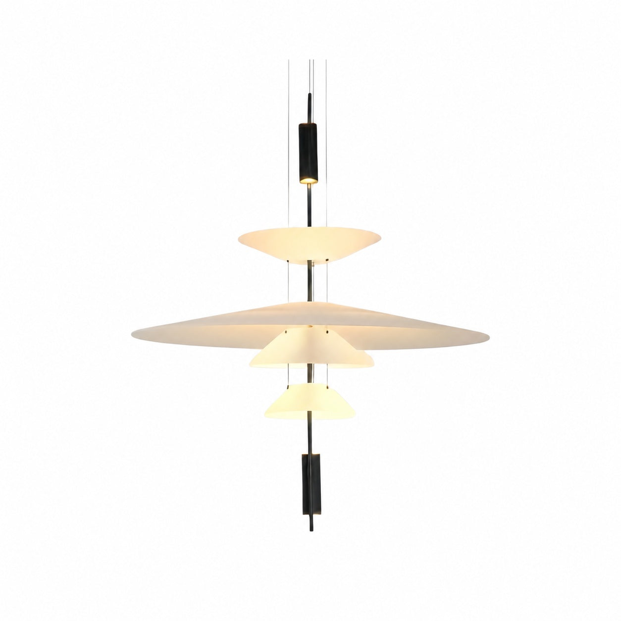 Plumeo Flamingo Multi Layered Pendant Light - Minimalist Light Fixture for Modern Living Rooms N54