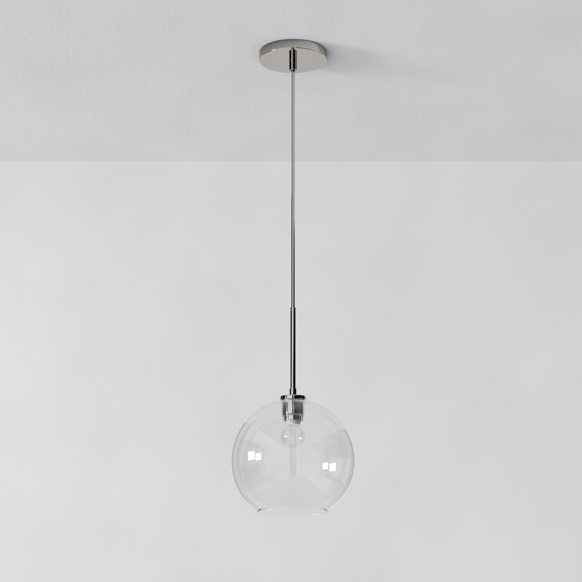 Selvion Sculptural Globe Pendant Light - Modern Glass Pendant Lamp - Sleek Design