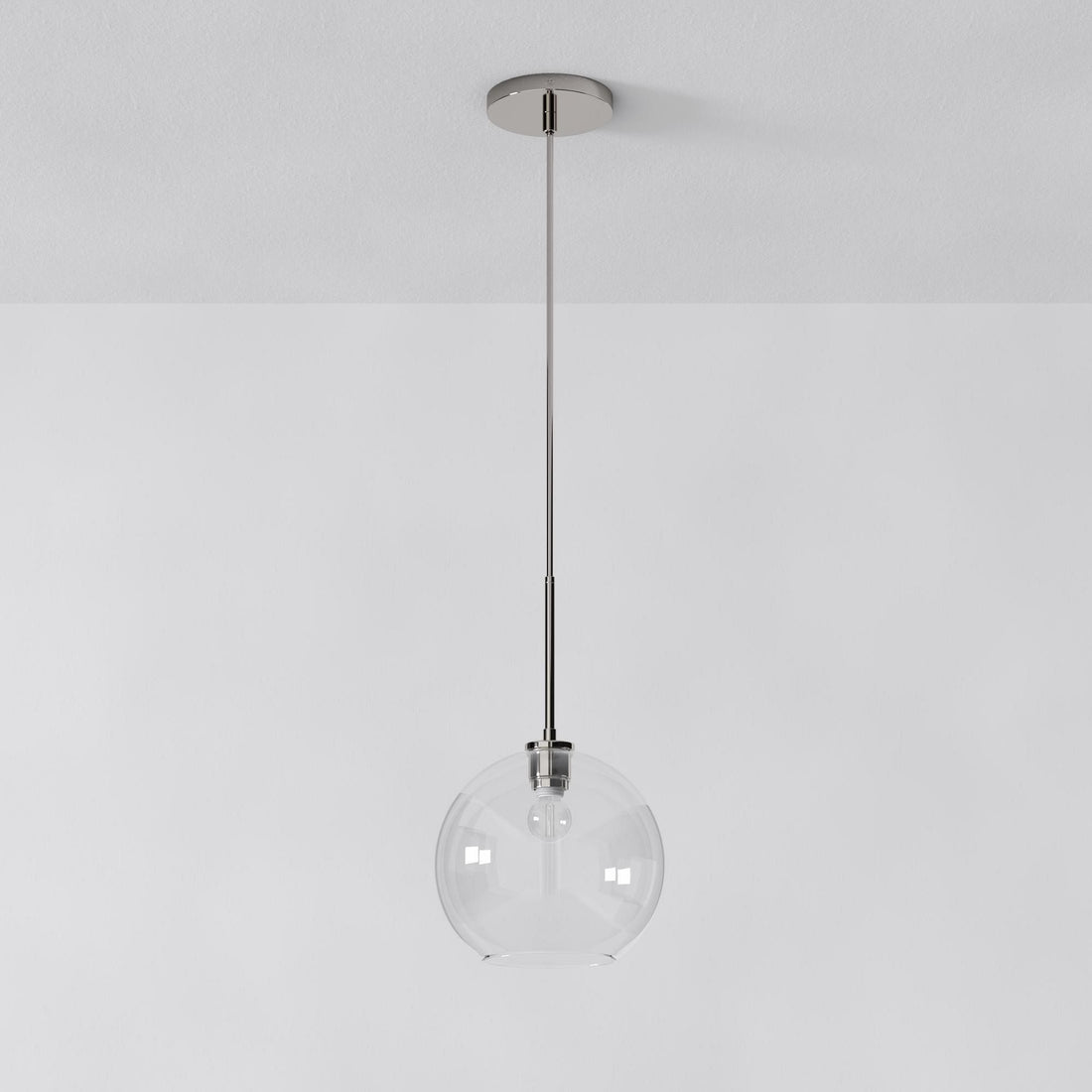 Selvion Sculptural Globe Pendant Light - Modern Glass Pendant Lamp - Sleek Design