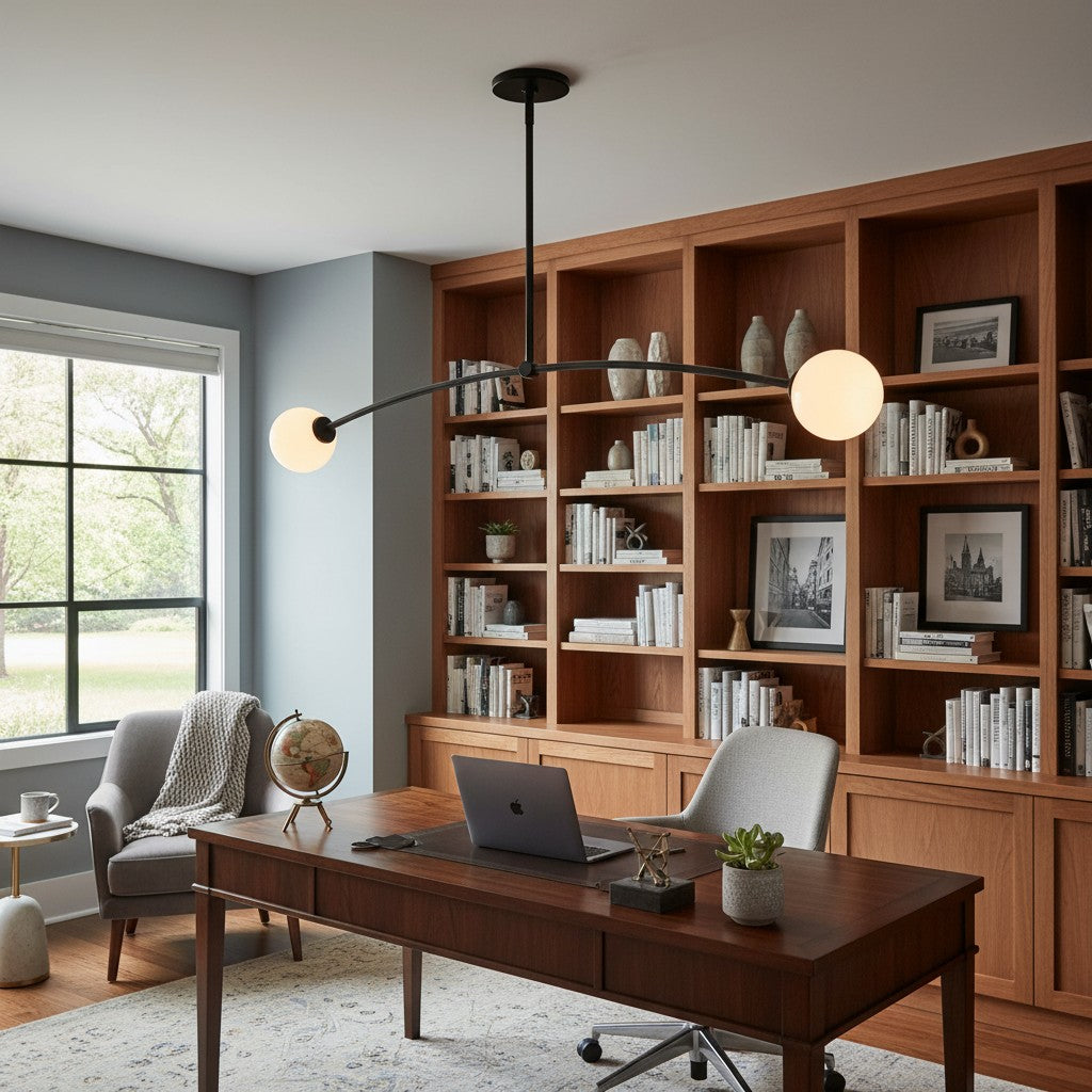 Arden Glass Pendant Chandelier – Minimalist Geometric Design for Modern Interiors