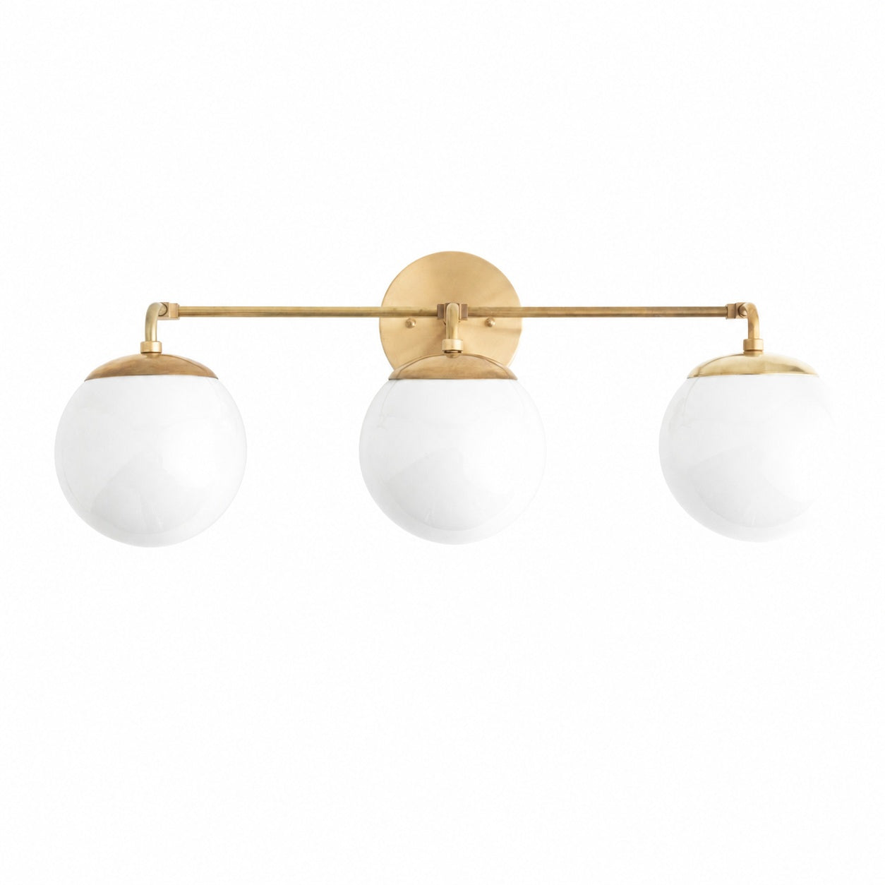 Glorica Glass Wall Sconce - Modern Vintage Vanity Light Fixture