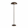 Lustrona Metal Standing Floor Lamp – Modern Half-Dome Shade Accent Light for Home Styling
