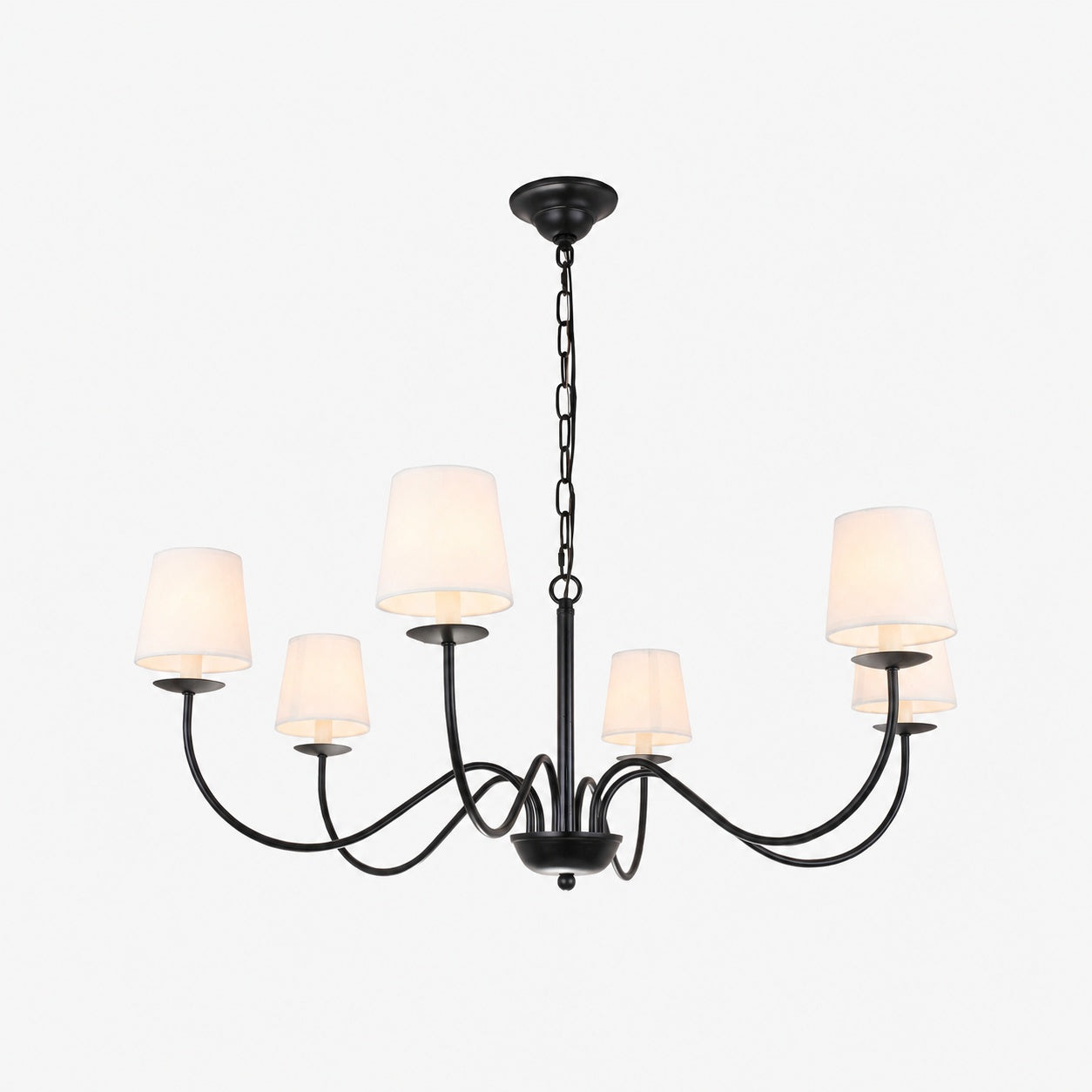 Eclipse Brass Chandelier