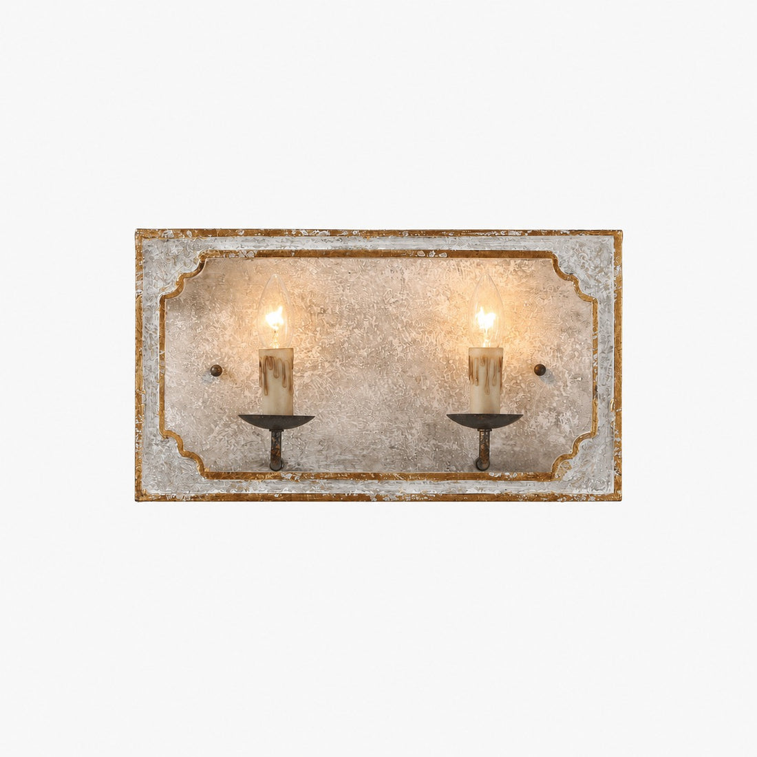 Boho Rustic Cube Sconce