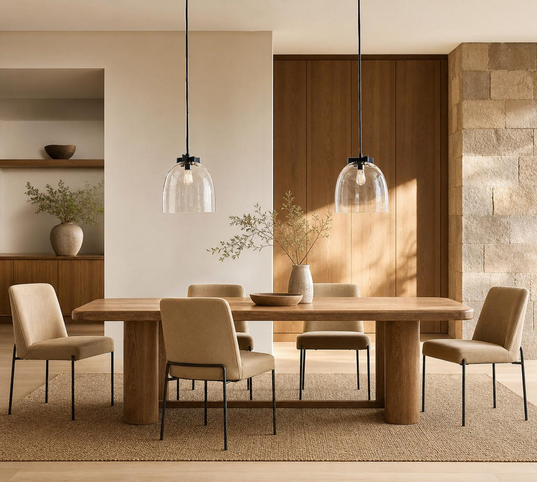 Auria Metal Brass Pendant Lighting - Vintage Finish with Glass Shade