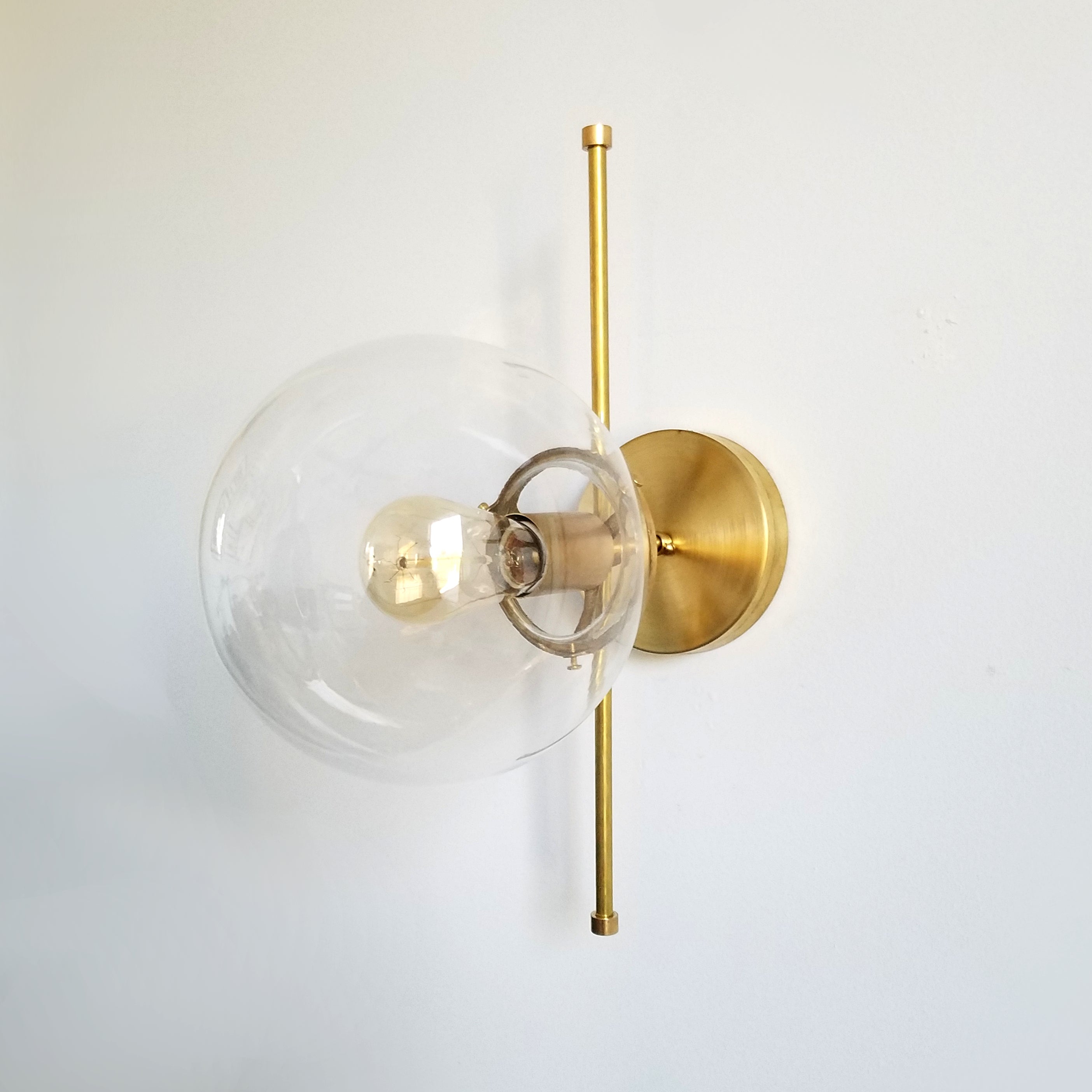Minimal Wall Sconce Lighting - Globe Flushmount
