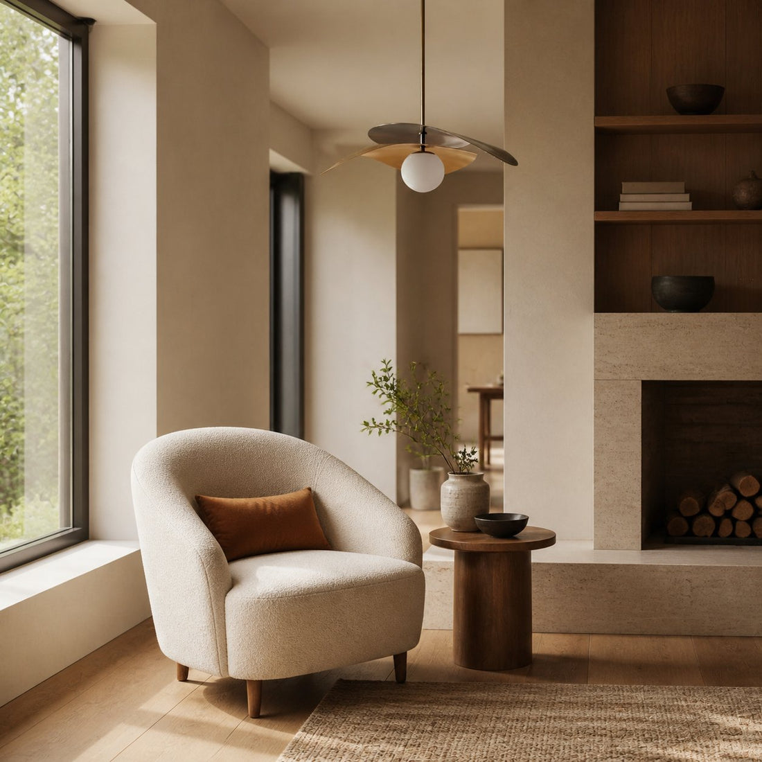 Tynora Pendant Light - Modern with Metallic Finishes and Glass