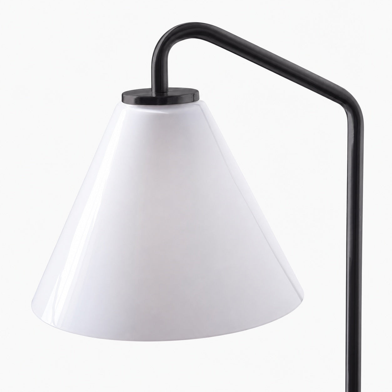 Conica Sculptural Cone Table Lamp - Modern Glass Lighting for Bedroom or Desk