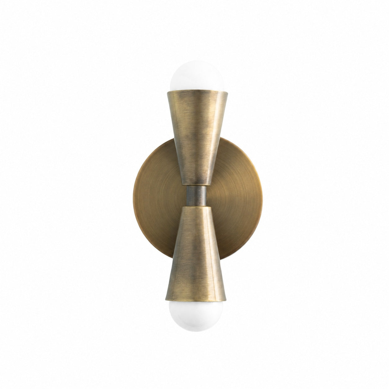 Pyralis Cone Linear Statement Wall Sconce - Modern Two Light Fixture