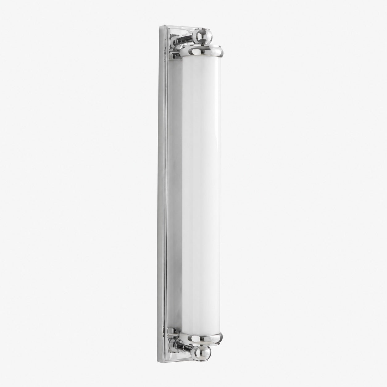 Kalvora Extra Long Tube Wall Sconce - Chrome Modern Light Fixture