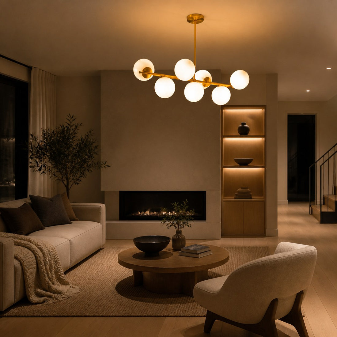 Alessora Brass Milk Glass Chandeliers- Great for Covered Outdoor Areas