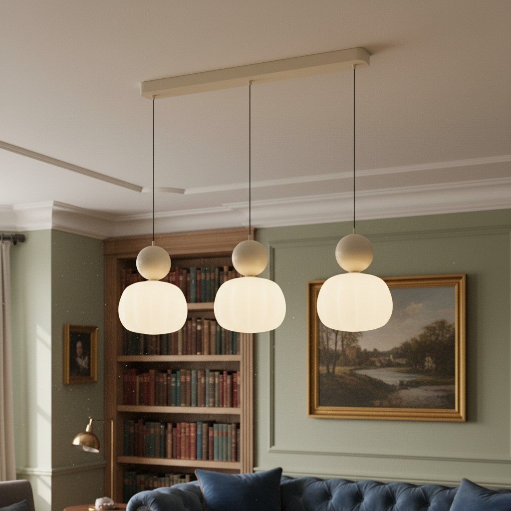 Ornavigo Modern Art Deco Pendant Light - Bauhaus Inspired Lighting for Kitchen Island