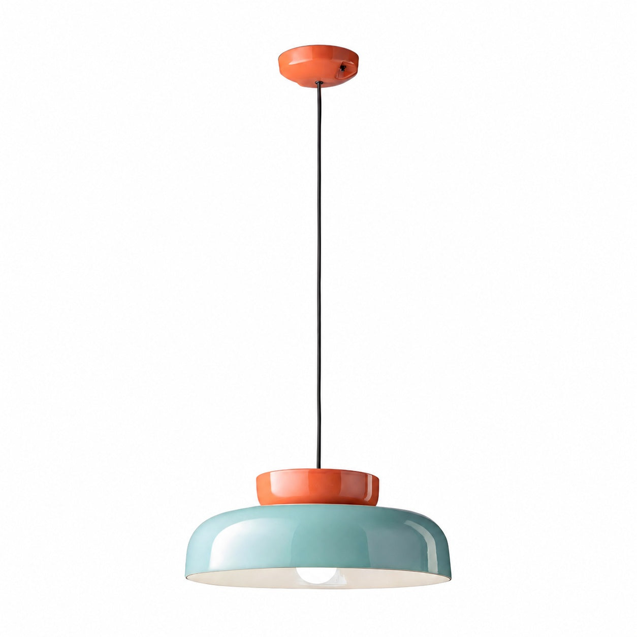 Fiesta Colorful Bowl Shaped Nordic Ceramic Pendant Lamp