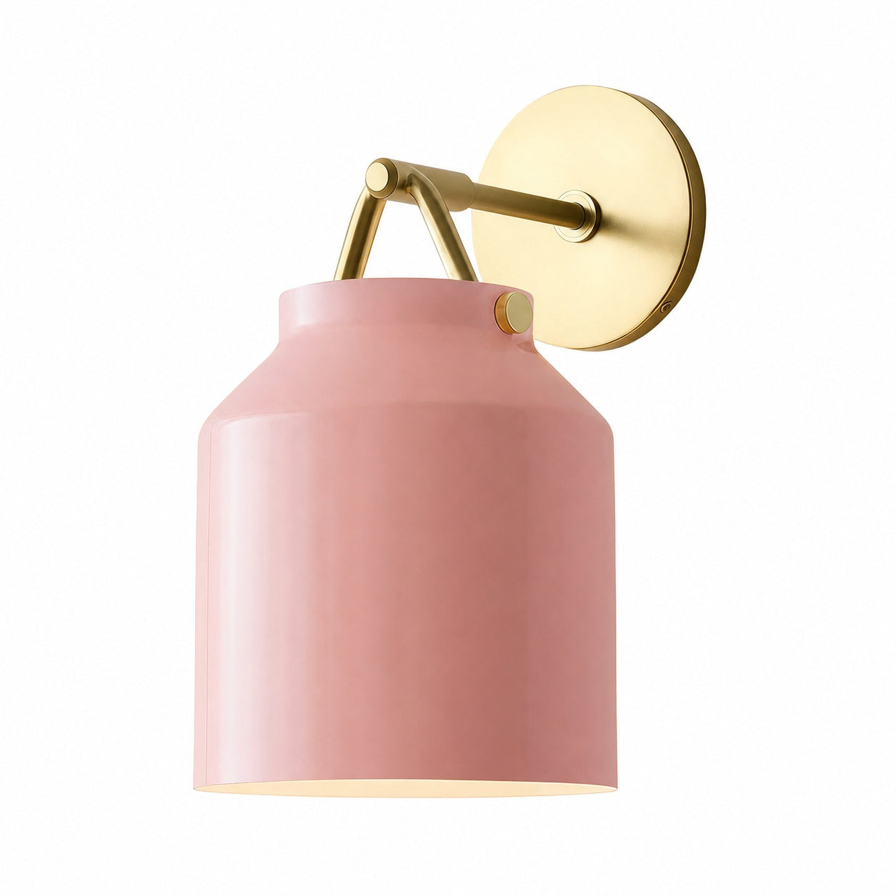 Hanton Modern Minimalist Brass and Glass Sconce – Damp Rated for Bathrooms