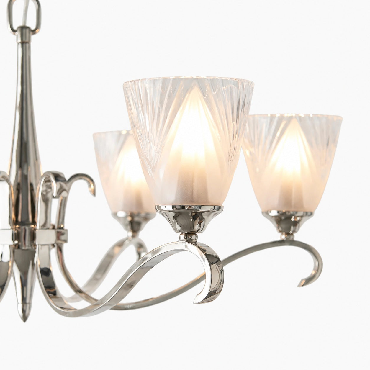Lunetal Multi-Light Chandelier Crystal Accents Brass Finish - Modern Luxury for Dining Room and Living Room