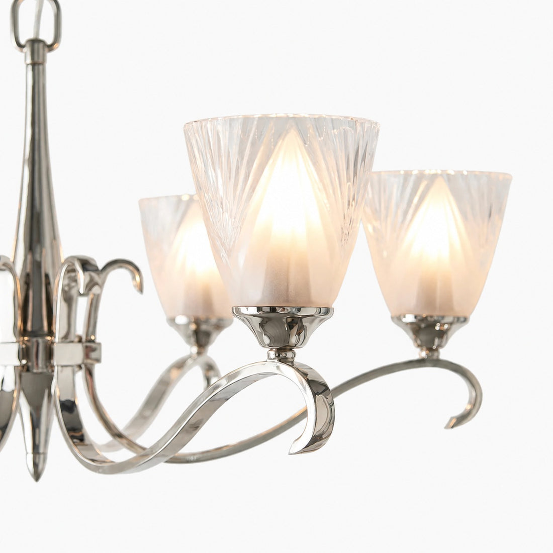 Lunetal Multi-Light Chandelier Crystal Accents Brass Finish - Modern Luxury for Dining Room and Living Room