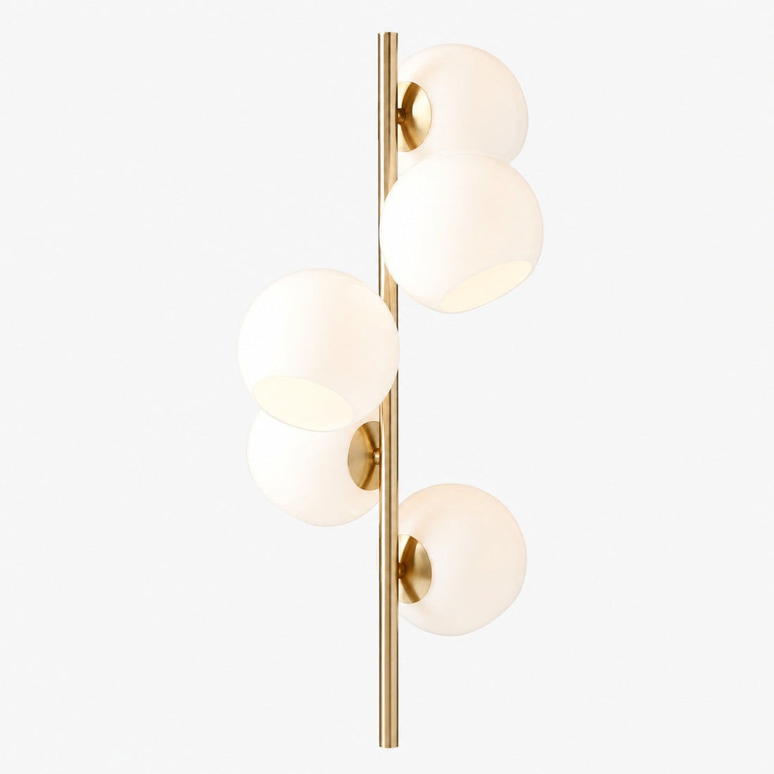 Brina Glass Multi-Light Floor Lamp - Modern Standing Light with Elegance