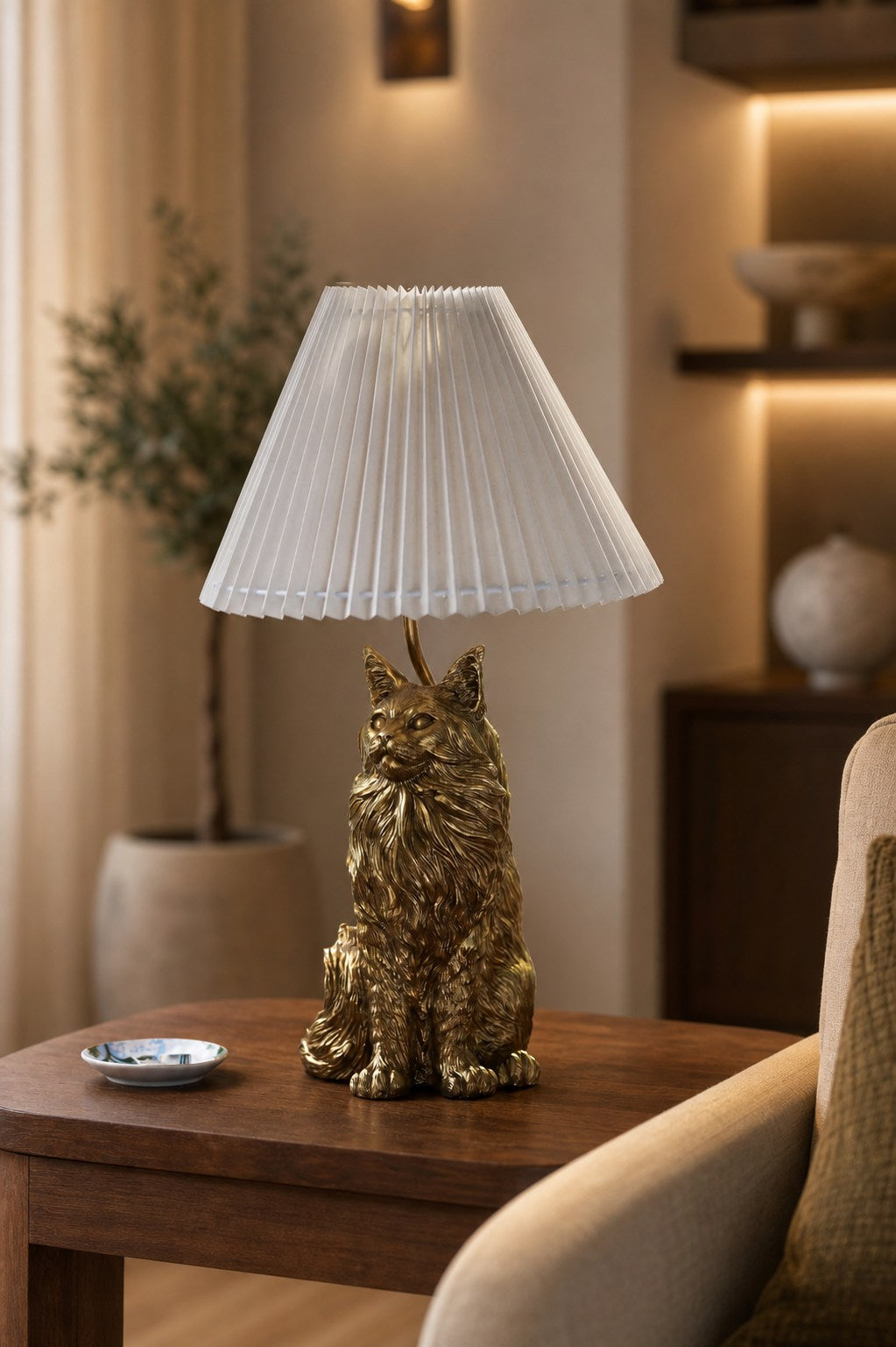 Pawdia Unique Table Lamp - Decorative Animal Bedside Lamp