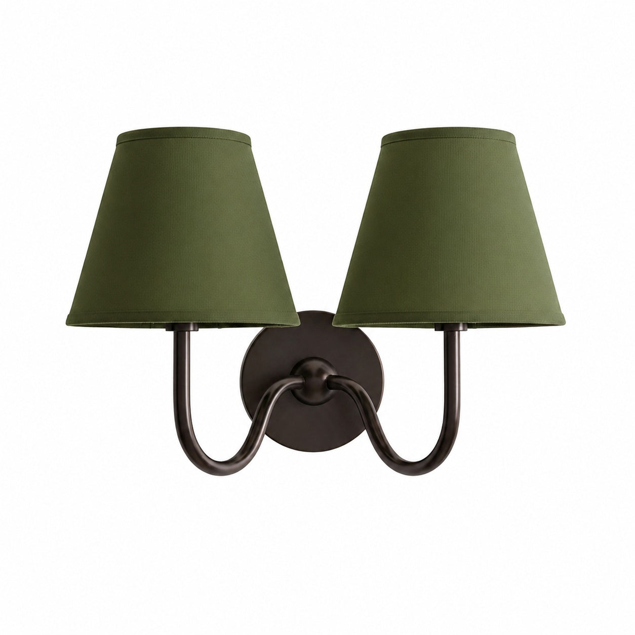 Luvora Vintage Pleated Shade Wall Lamp - Modern Brass Linen Wall Lighting