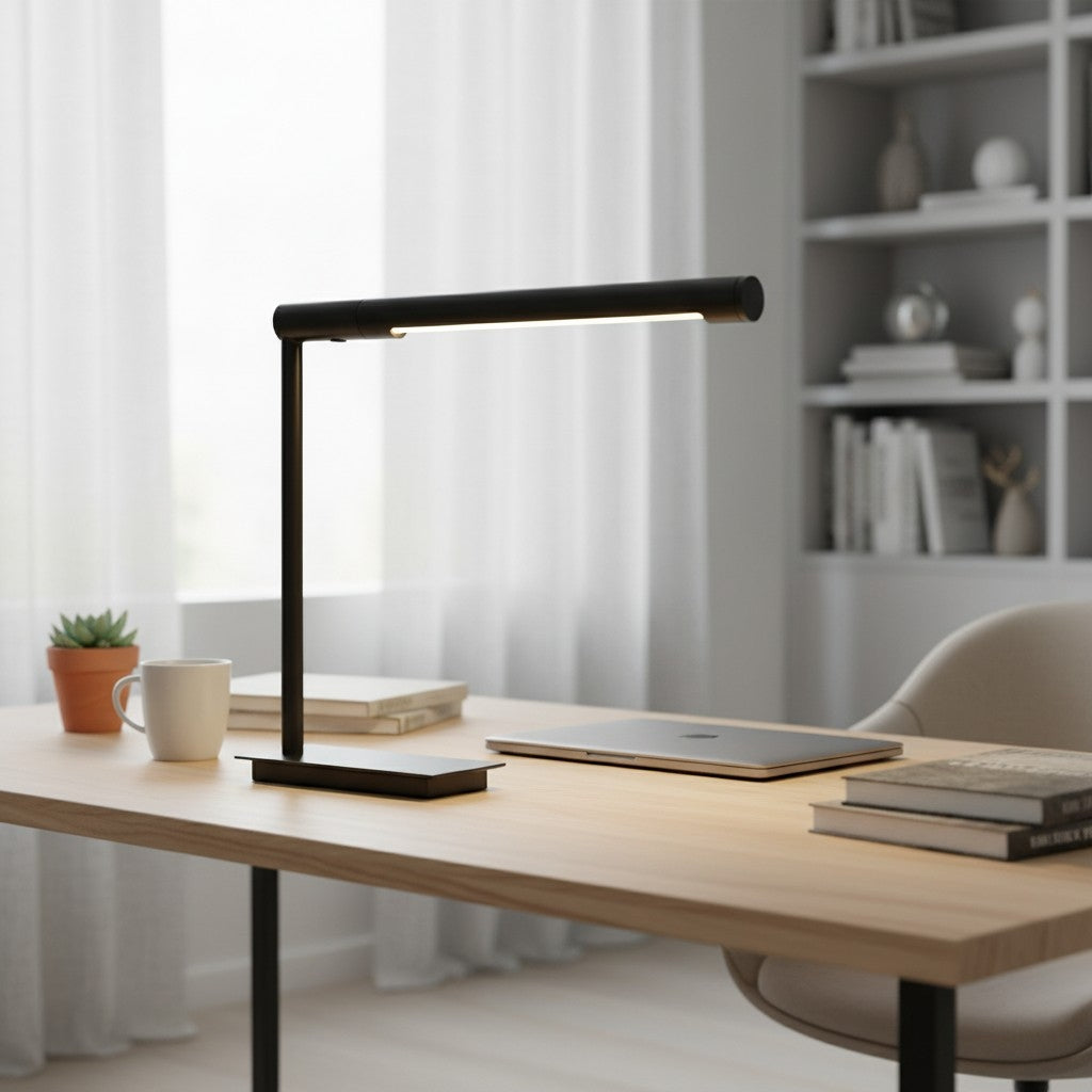 Zorv Task Table Lamp – Timeless Metal Table Lamp with Touch Switch for Study or Living Room