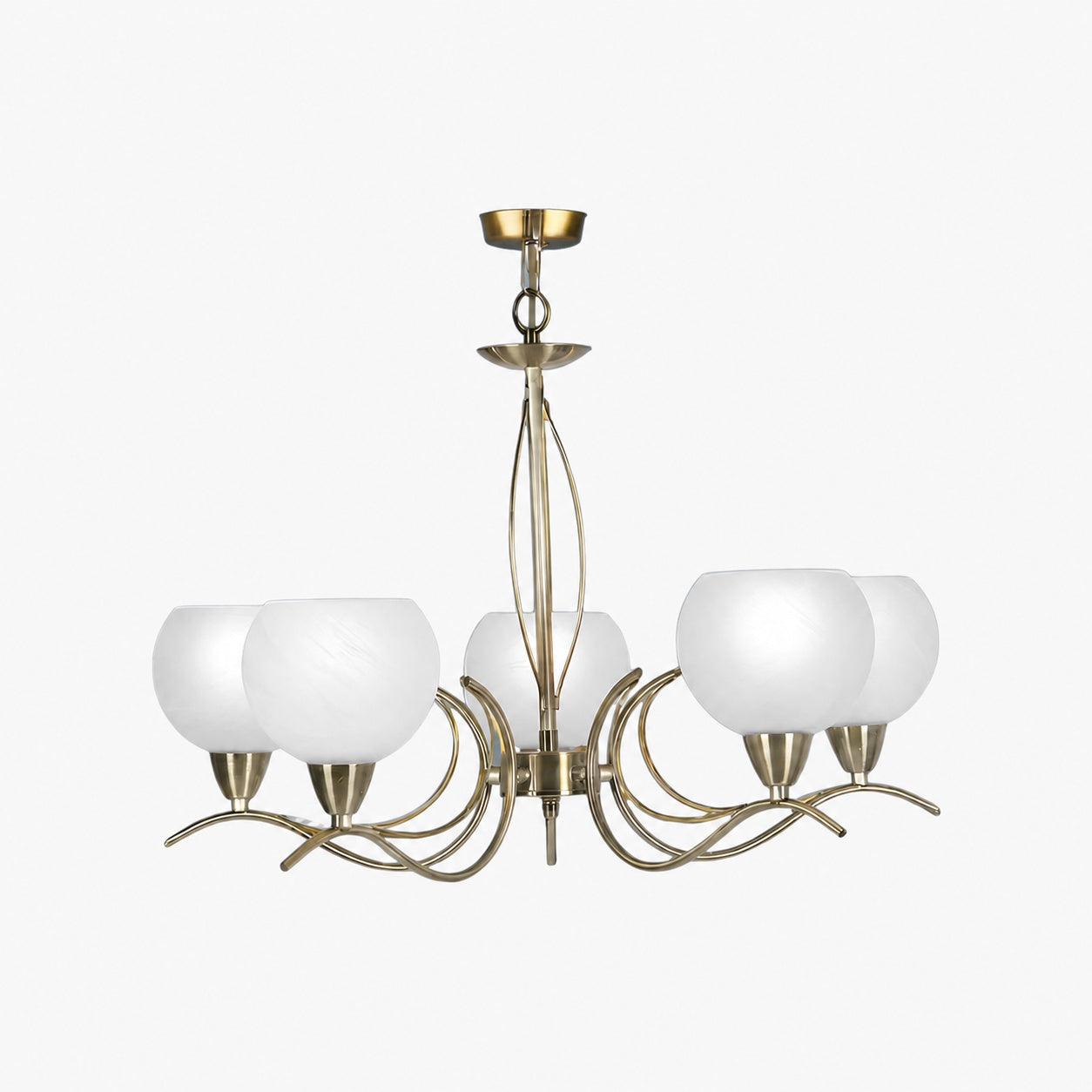 Armicora Multiple Lights Antique Chandelier – Elegant Metal Finish for Dining Rooms or Living Areas