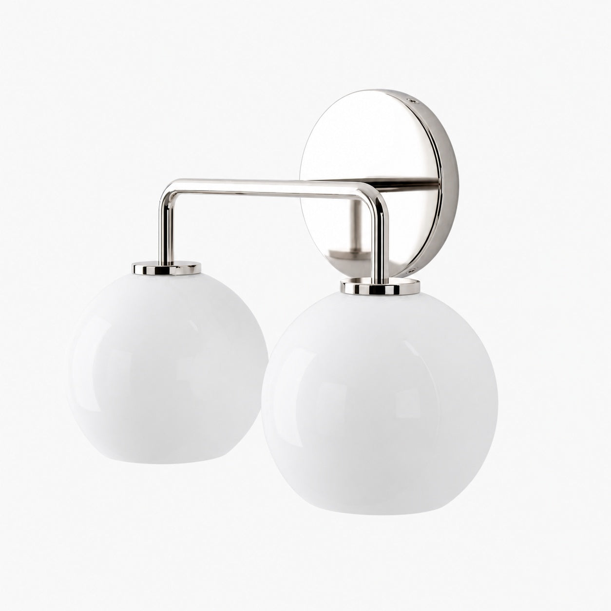 Selvion Artistic Globe Sconce Light - Handcrafted Glass Sculptural Wall Fixture