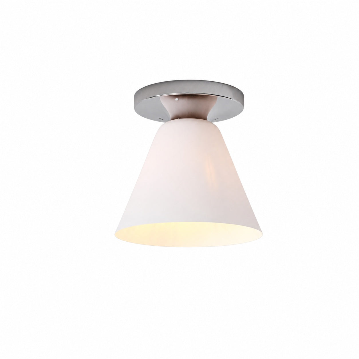 Conica Cone Flush Mount – Glass Ceiling Light for Modern Spaces
