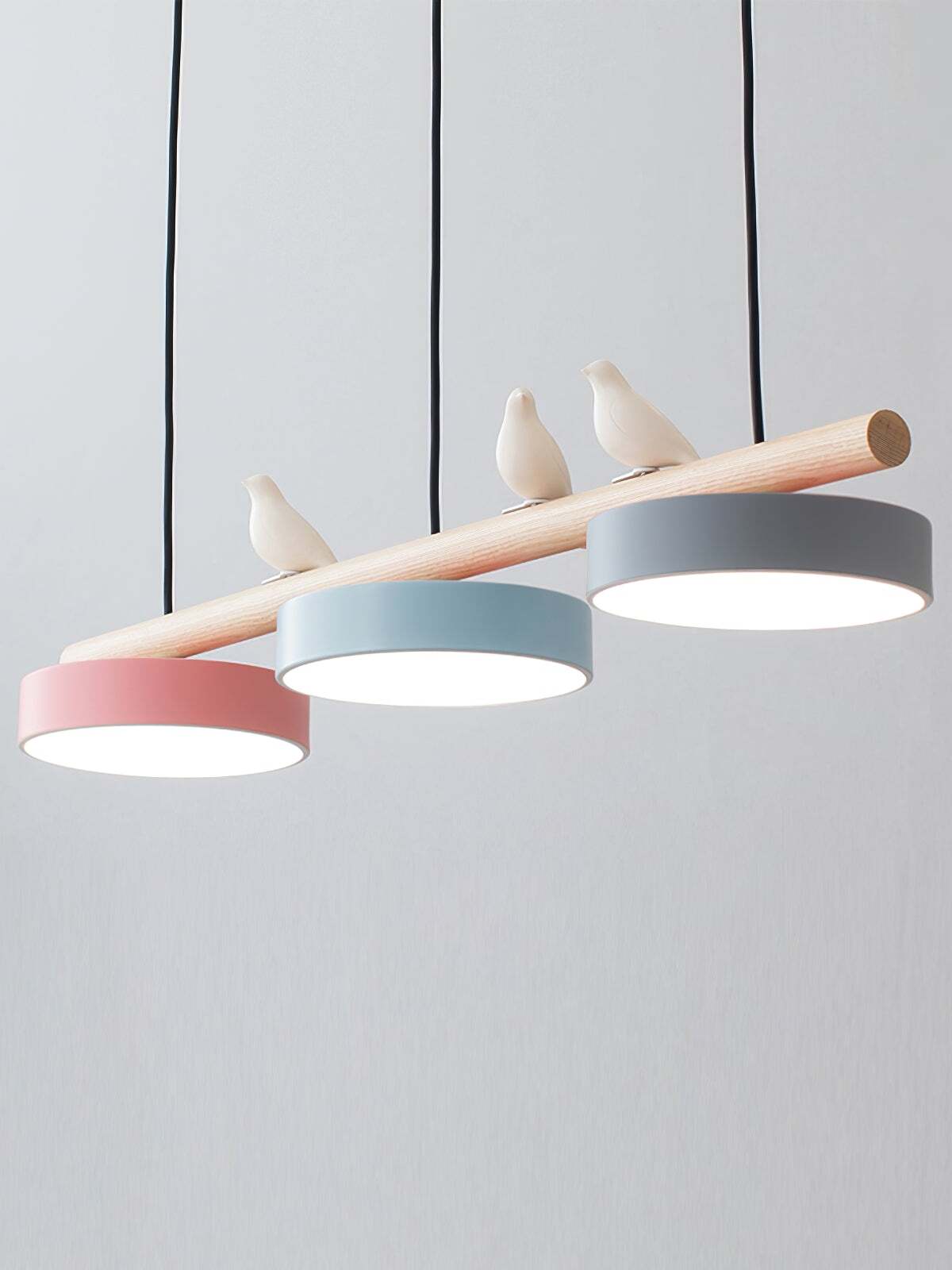 Creative Branch Bird Shaped Pendant Lamp