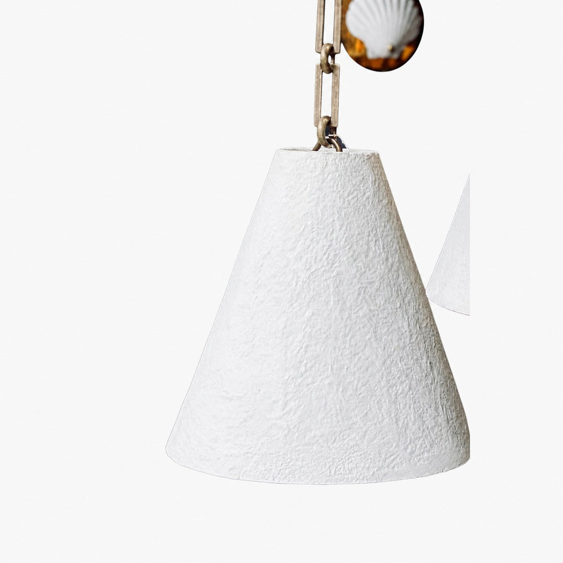 White Plaster Pendant Lamp
