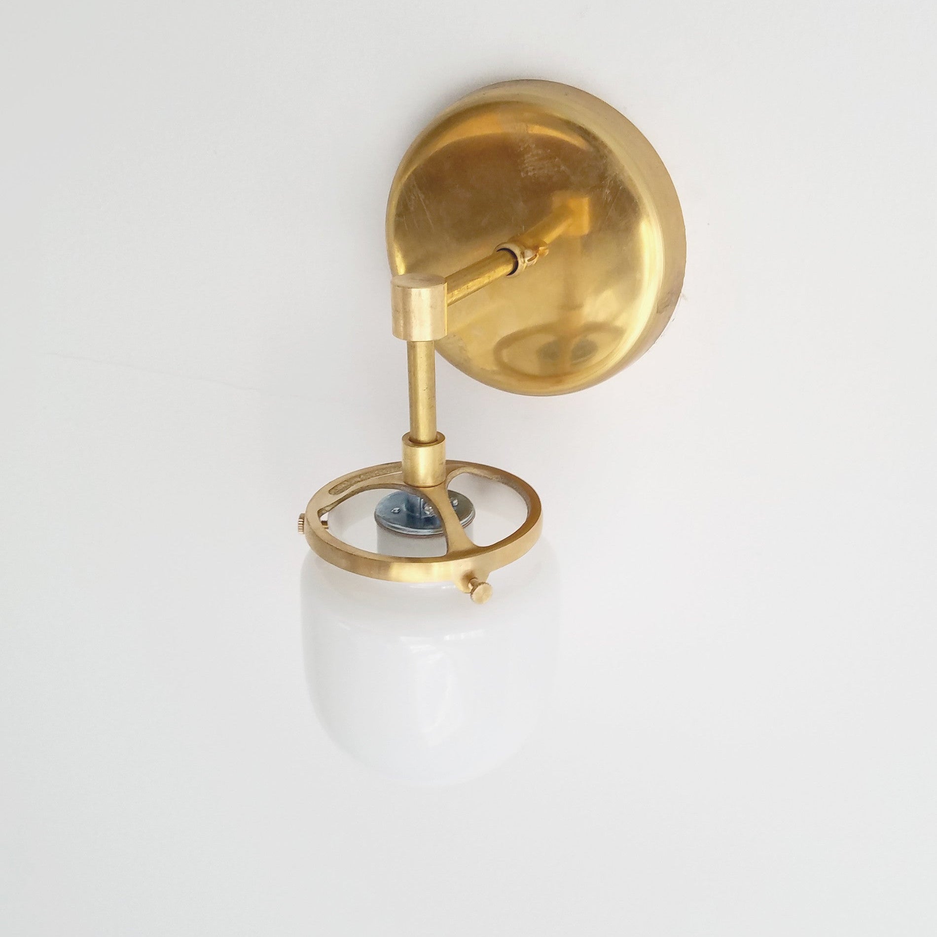 Modern Nautical Design Single Light Wall Sconce