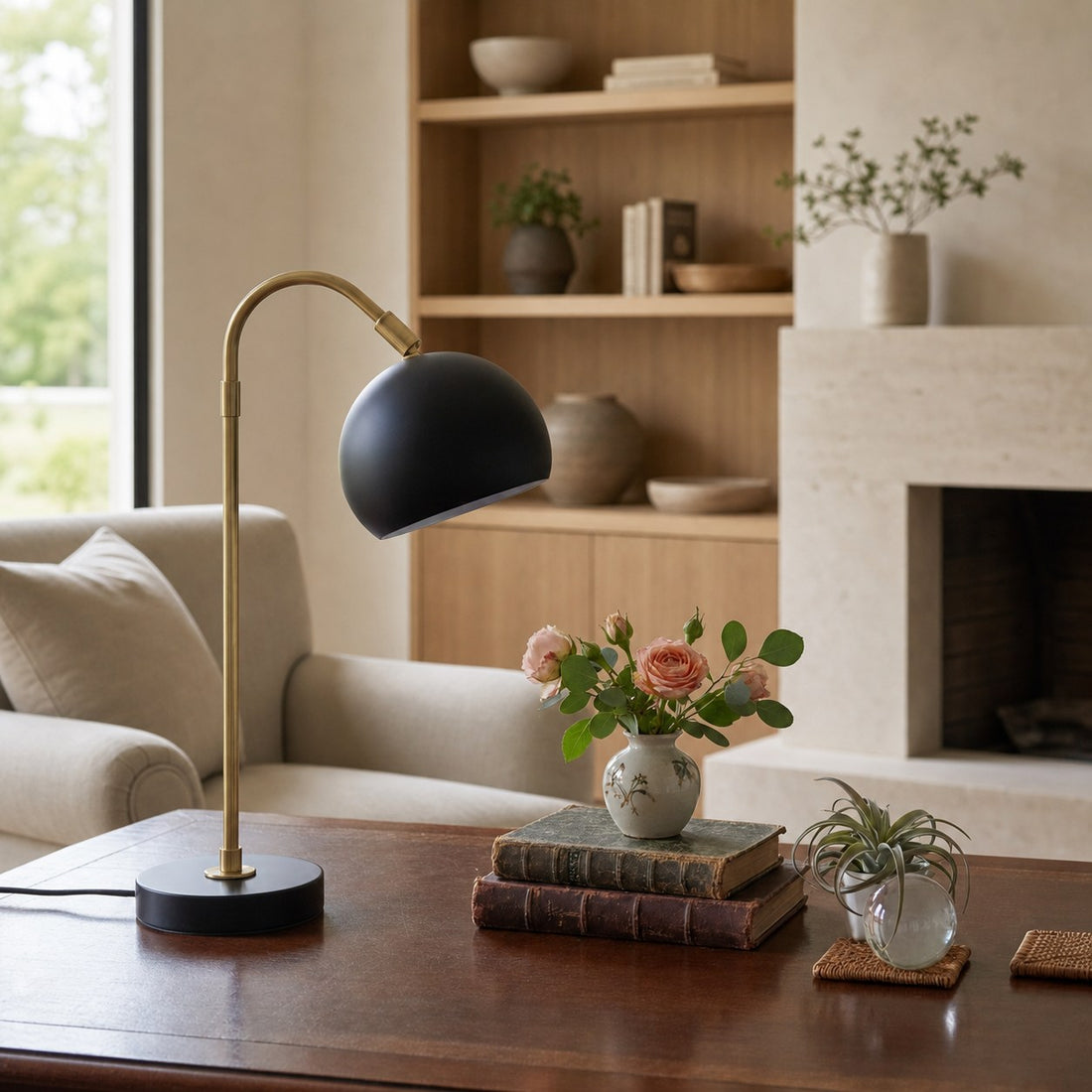 Ornato Luxe Modern Accent Table Lamp - Stylish Home Light
