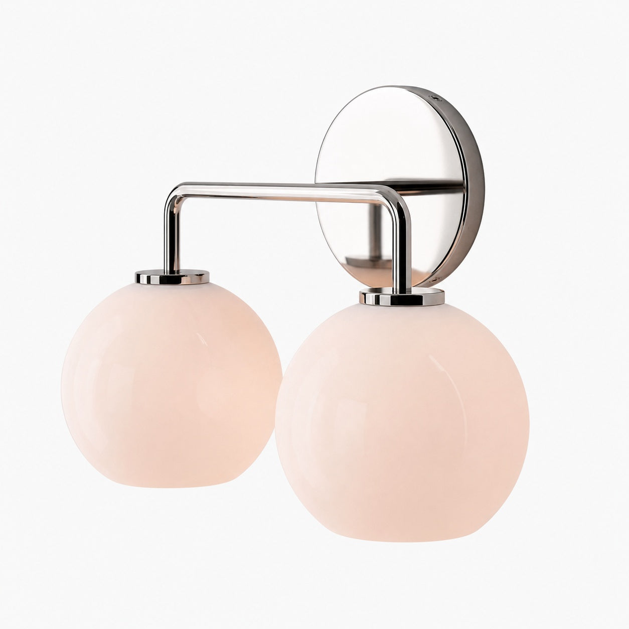 Selvion Artistic Globe Sconce Light - Handcrafted Glass Sculptural Wall Fixture