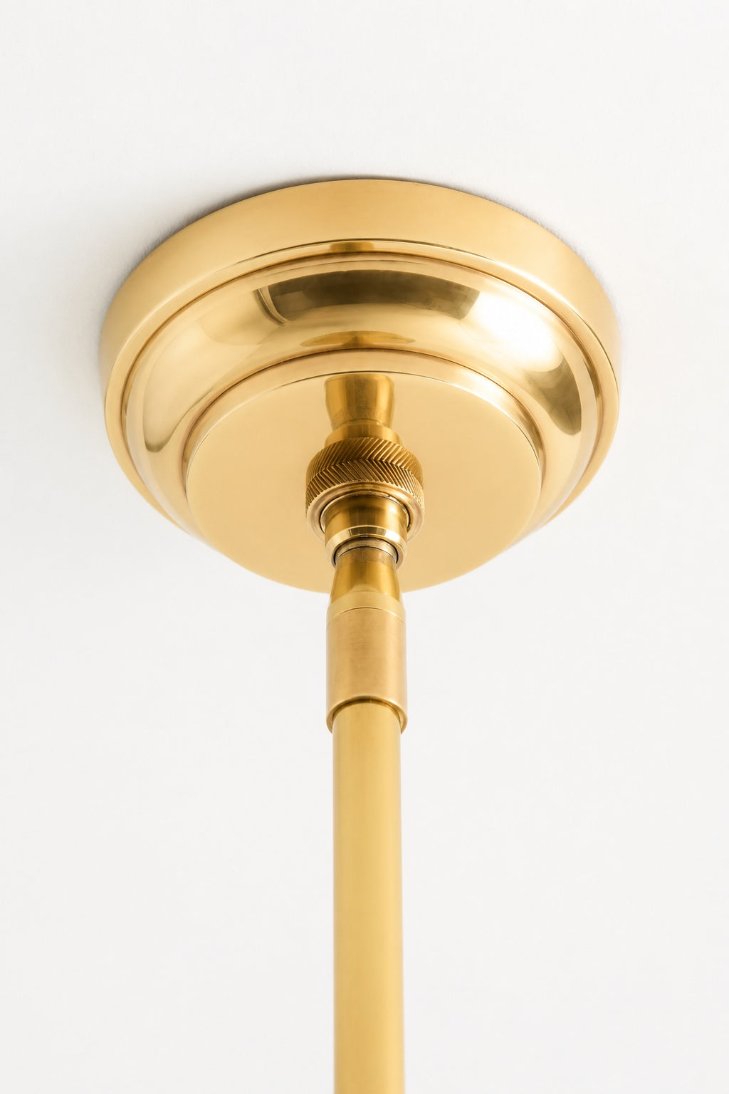 Auriglow Enameled Brass Pendant With Clover Cutout Shade