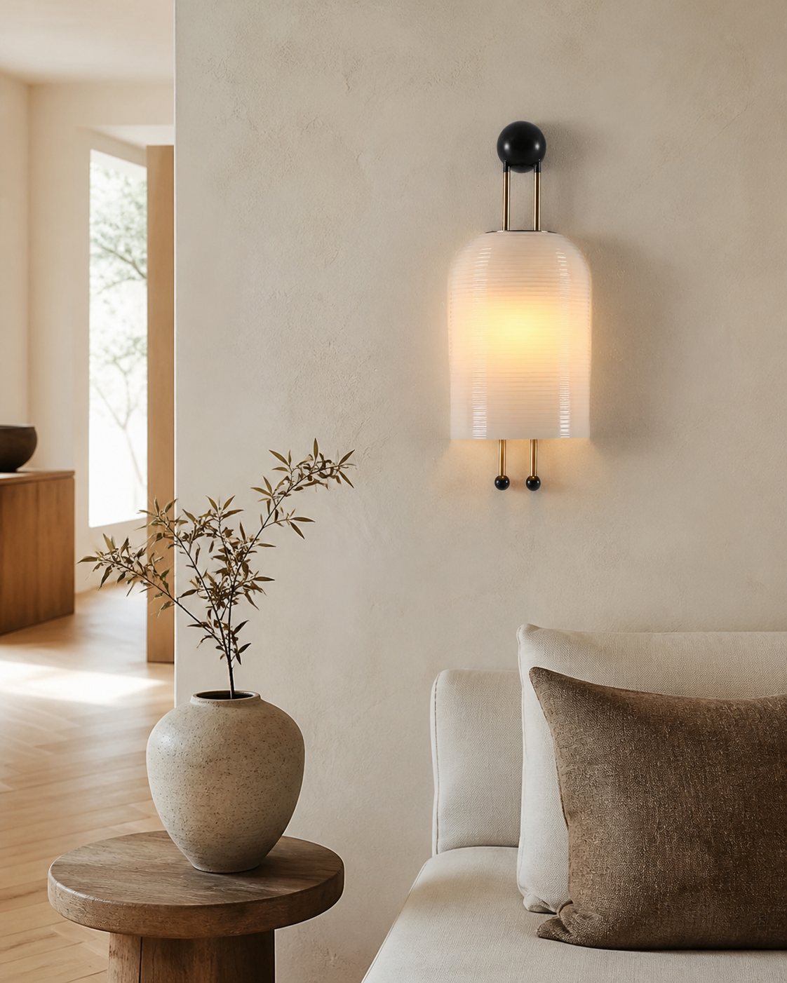 Lantern Glass Sconce