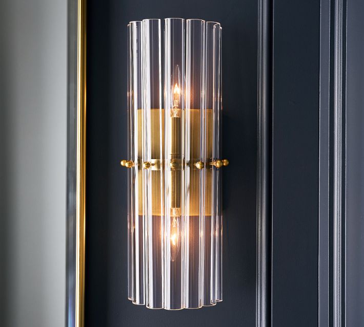 Lumora Crystal Wall Sconce – Elegant Lighting for Hallway & Bedroom