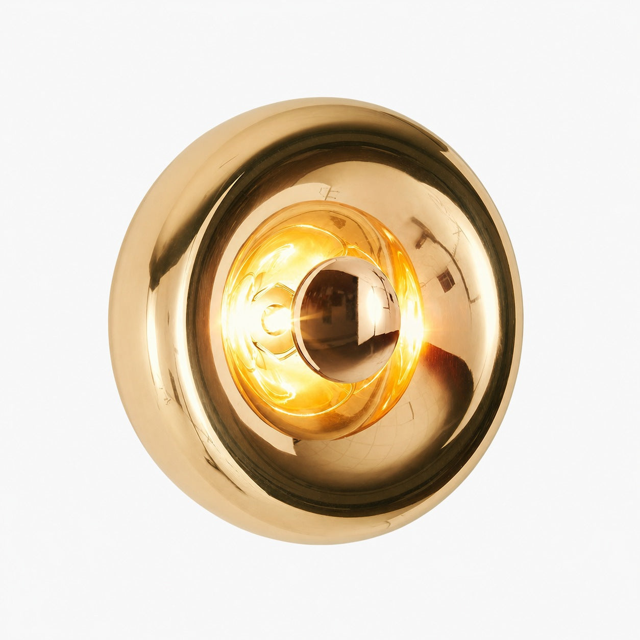 Ivoran Wall Sconce - Round Glass and Metal Modern Sconce for Modern Interiors
