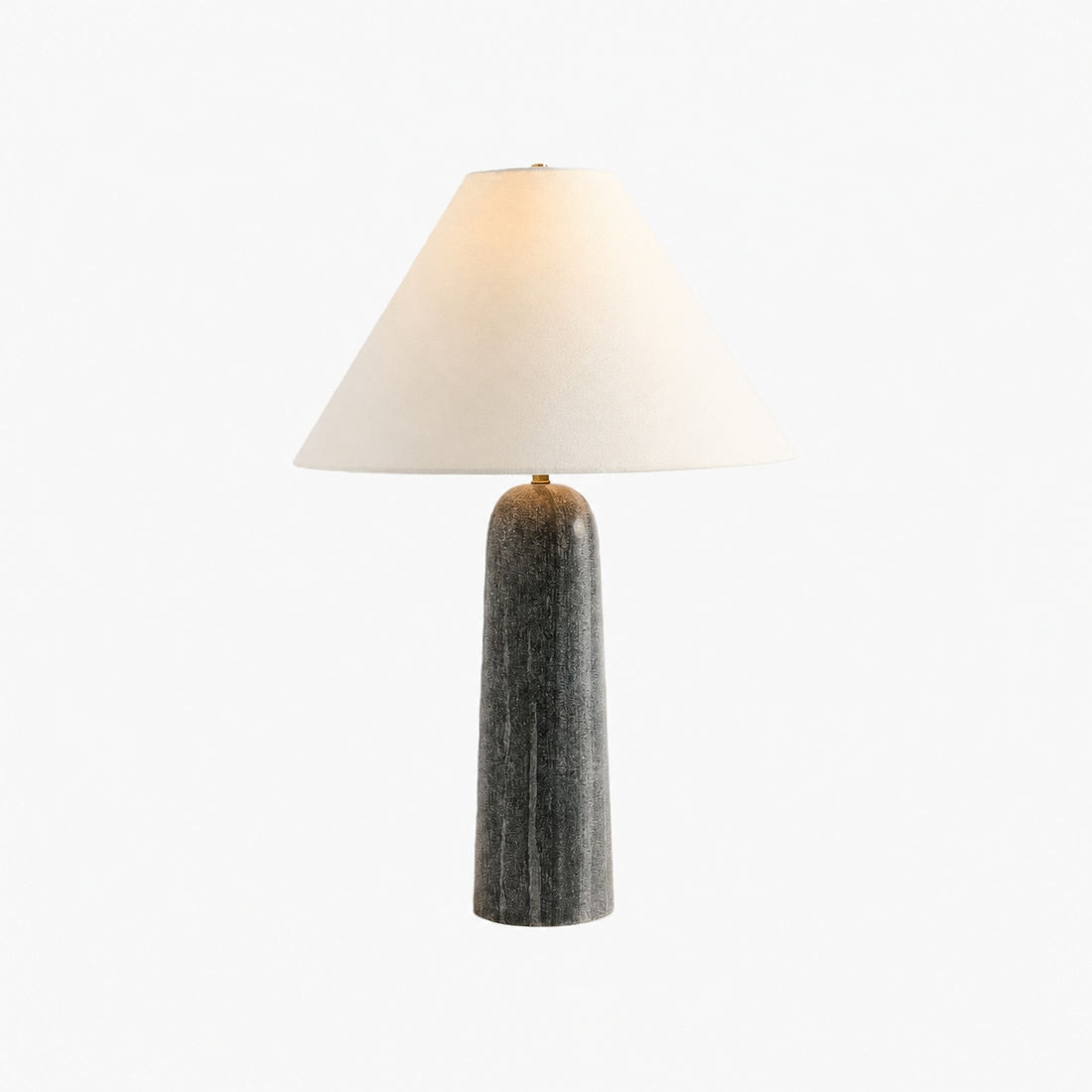Albi Minimalist Marble Table Lamp – Elegant Fabric Shade Suitable for Any Room