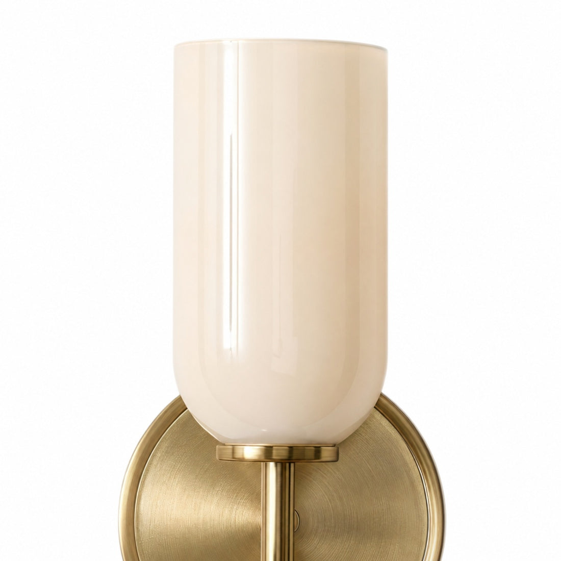Vega Glass 2 Light Wall Sconce with Champagne Glass Shades - Modern Metal Frame Wall Light for Bathroom & Hallway