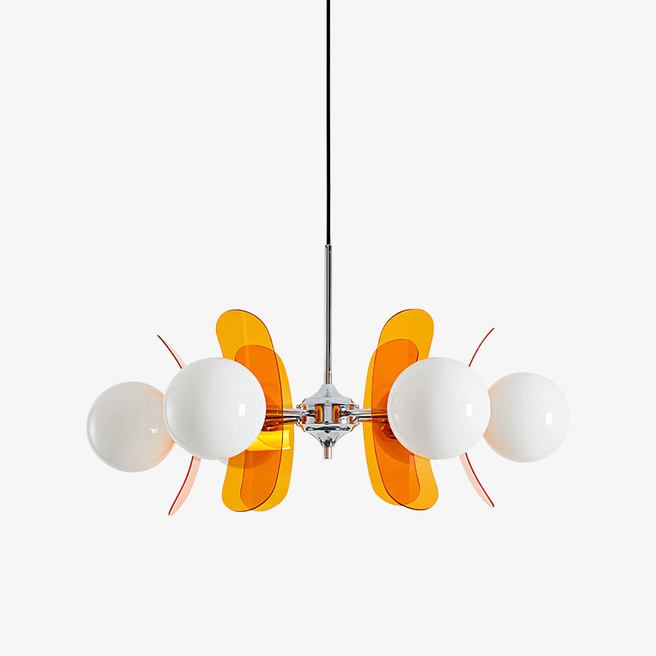 Modern Skateboard Shape Chandelier