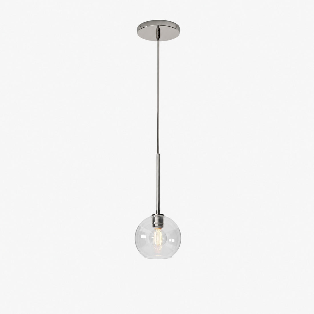 Selvion Sculptural Globe Pendant Light - Modern Glass Pendant Lamp - Sleek Design
