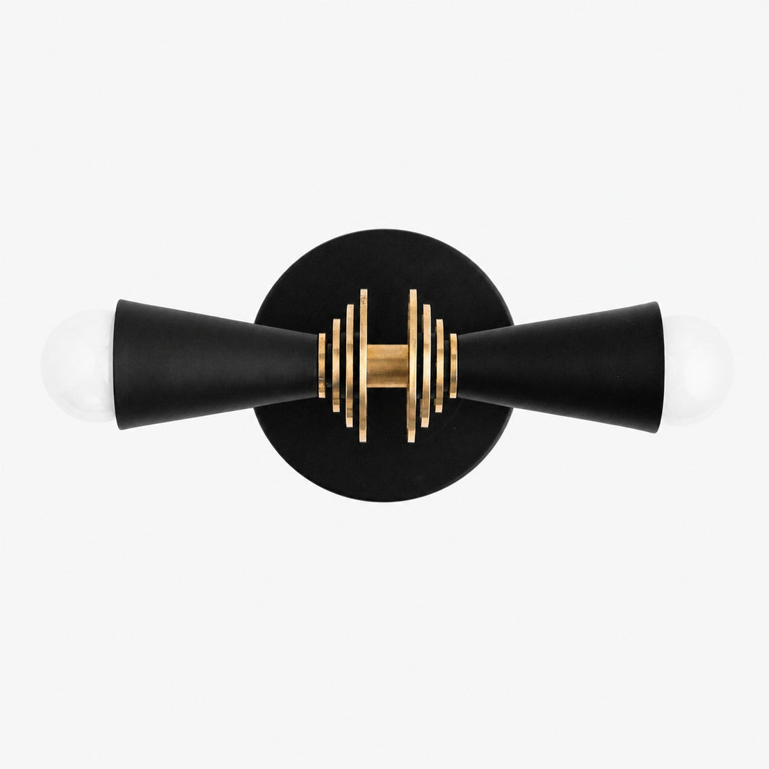 Pyralis Cone Art Deco Wall Light - Multi-Directional Sconce for Vanity or Wall