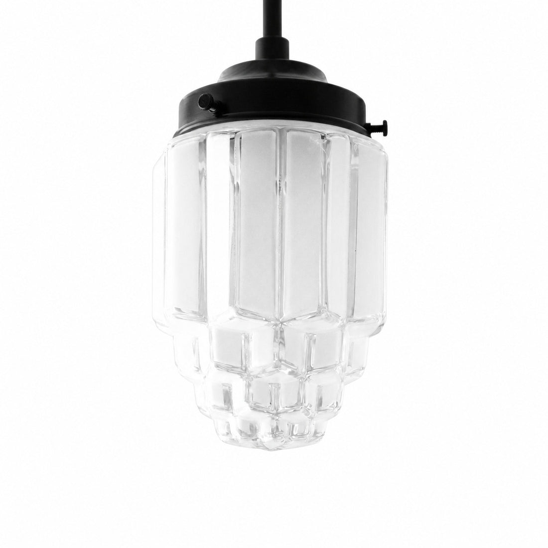 Tierlux Glass Pendant Light - Art Deco Globe Design