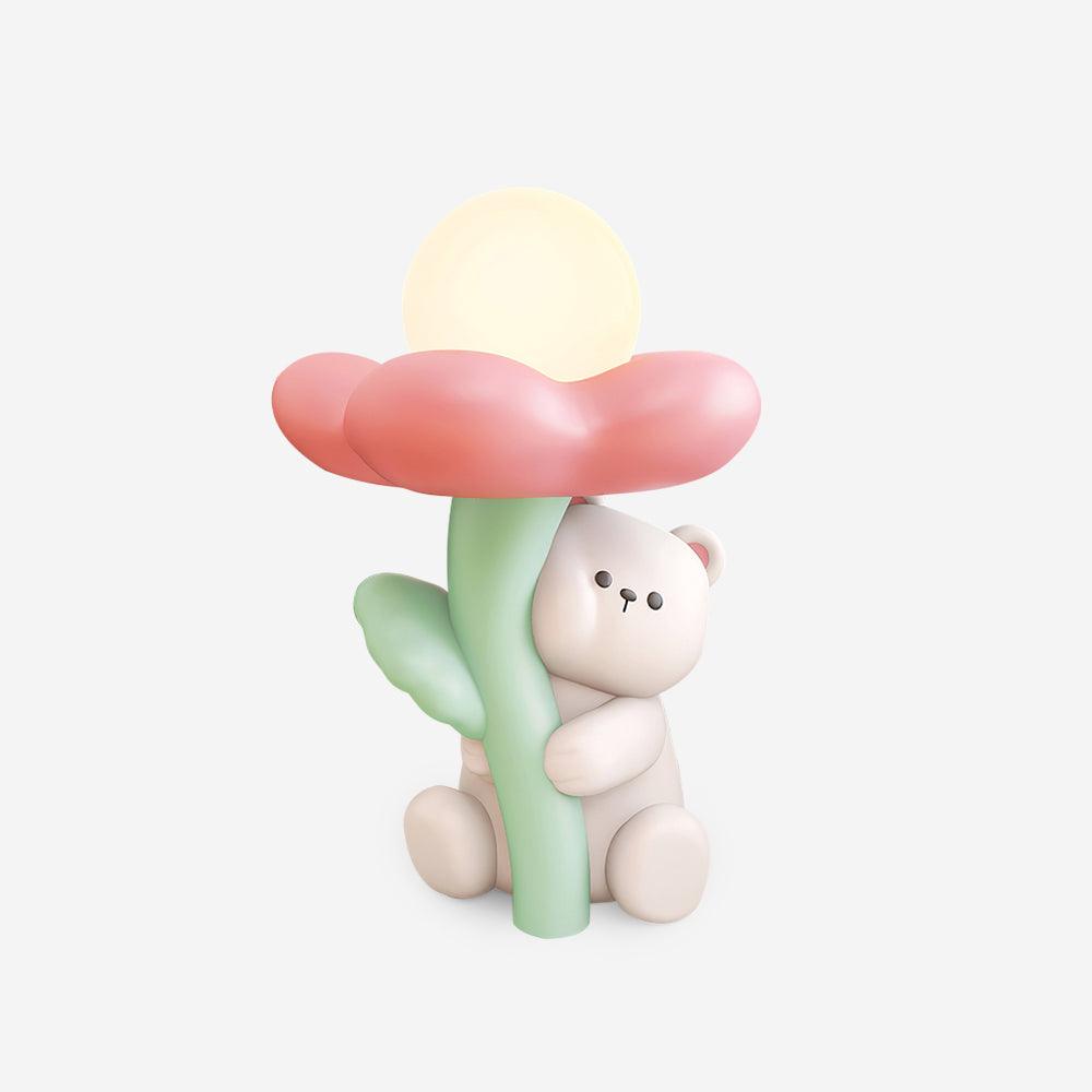 Cute Bear Resin Table Lamp
